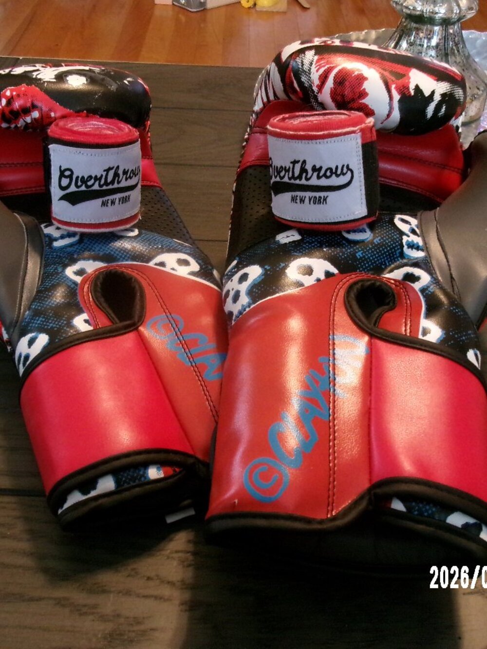 Overthrow New York x Clayton Patterson Collab SPECIAL ED Boxing Gloves 16 Oz